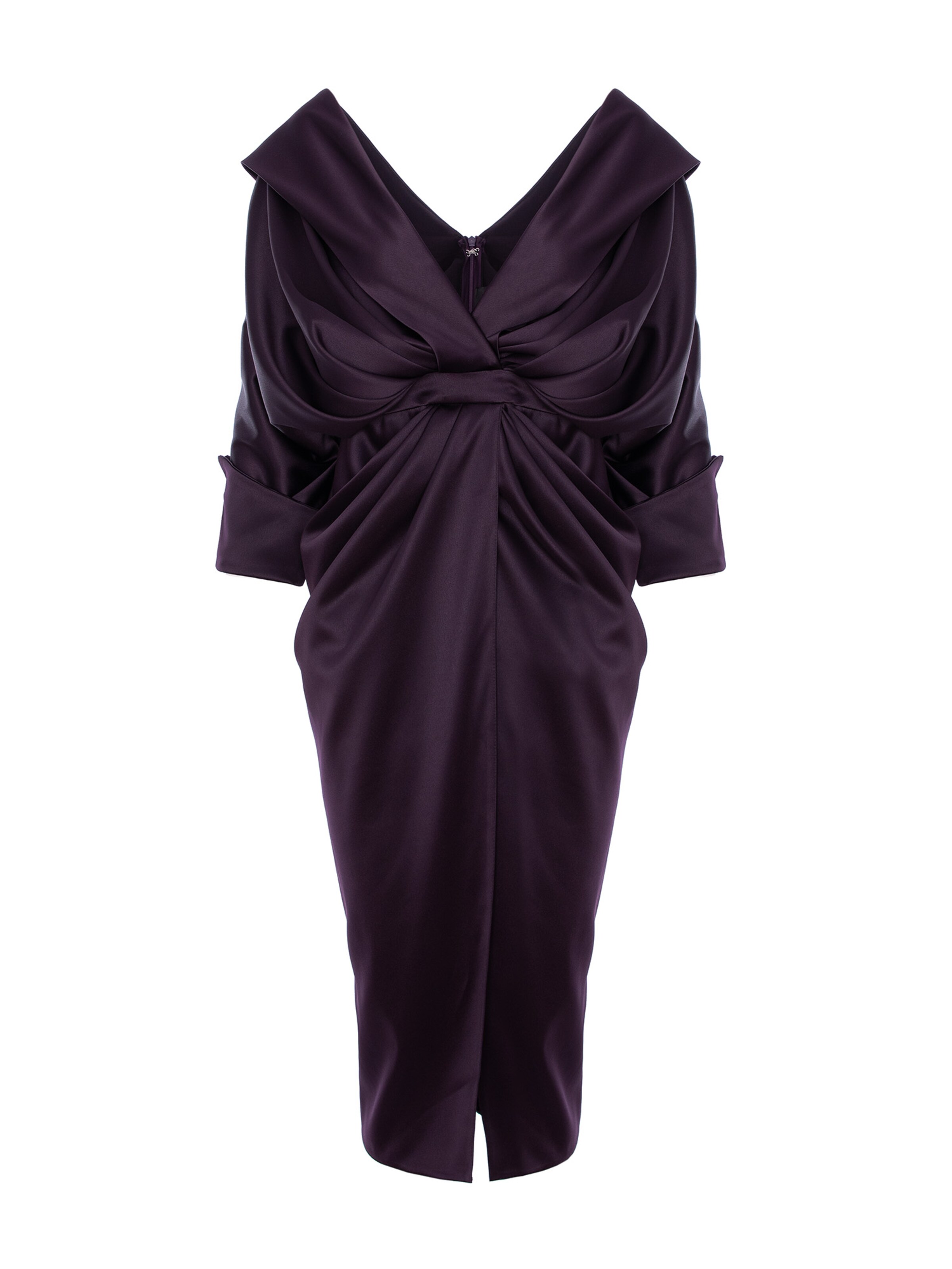 acob a porter Avondjurk in Lila: voorkant