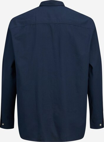 Jack & Jones Plus Regular Fit Hemd 'Oxford' in Blau