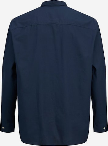 Jack & Jones Plus Regular Fit Skjorte 'Oxford' i blå