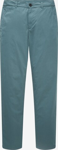 Effilé Pantalon chino TOM TAILOR en vert : devant