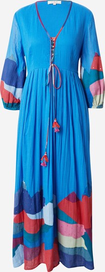 Derhy Kleid in beige / himmelblau / rosa / rot, Produktansicht