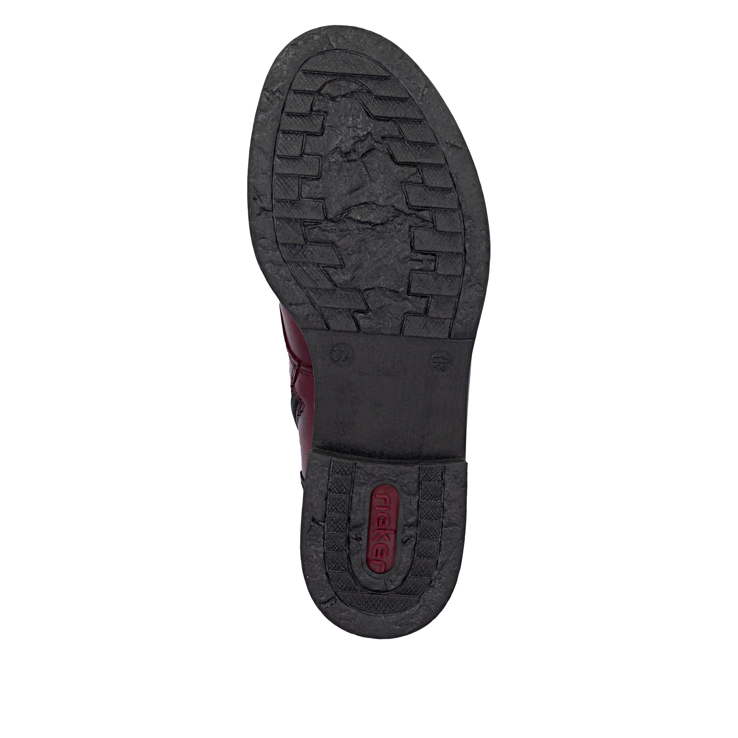 Bottines à lacets Rieker en rouge
