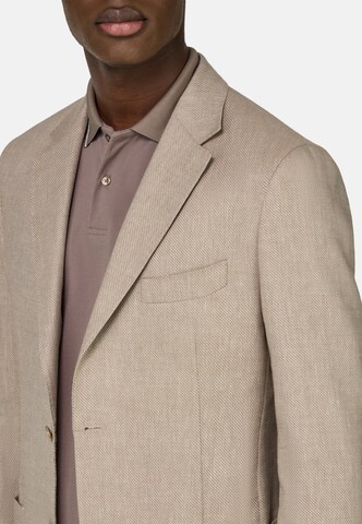 Boggi Milano Regular fit Colbert in Bruin