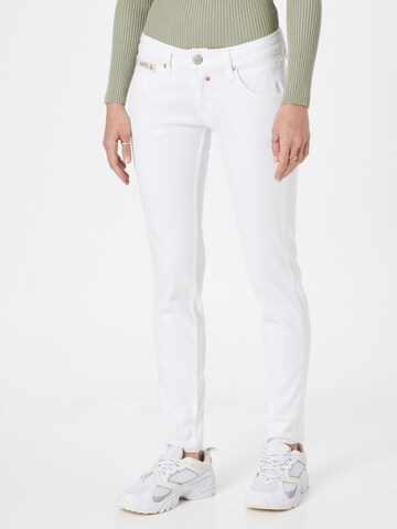 Herrlicher Slimfit Jeans in Wit: voorkant