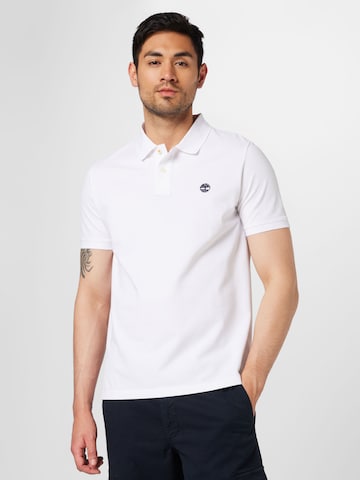 TIMBERLAND Poloshirt in Weiß: predná strana