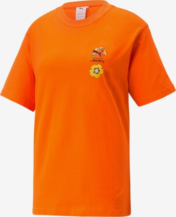 T-shirt PUMA en orange : devant