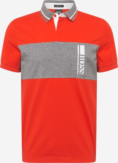 BOSS ATHLEISURE T-Krekls 'Pavel', krāsa - raibi pelēks / sarkans, Preces skats