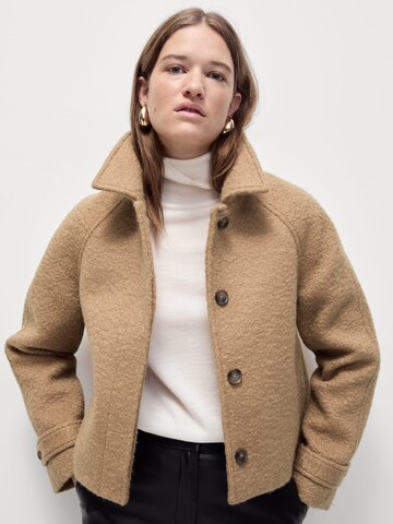 Marks & Spencer Tussenjas in Beige: voorkant