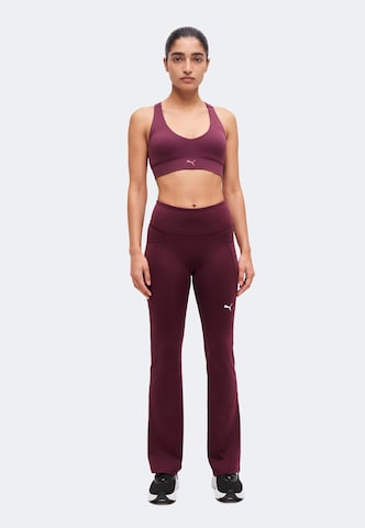 PUMA Bootcut Sportbroek 'TAD ESSENTIALS' in Rood