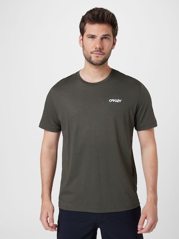 T-Shirt fonctionnel 'Marble' OAKLEY en vert : devant
