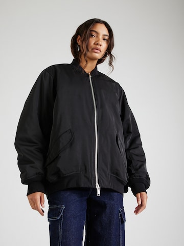 WEEKDAY Between-season jacket 'Lui' in Black: front