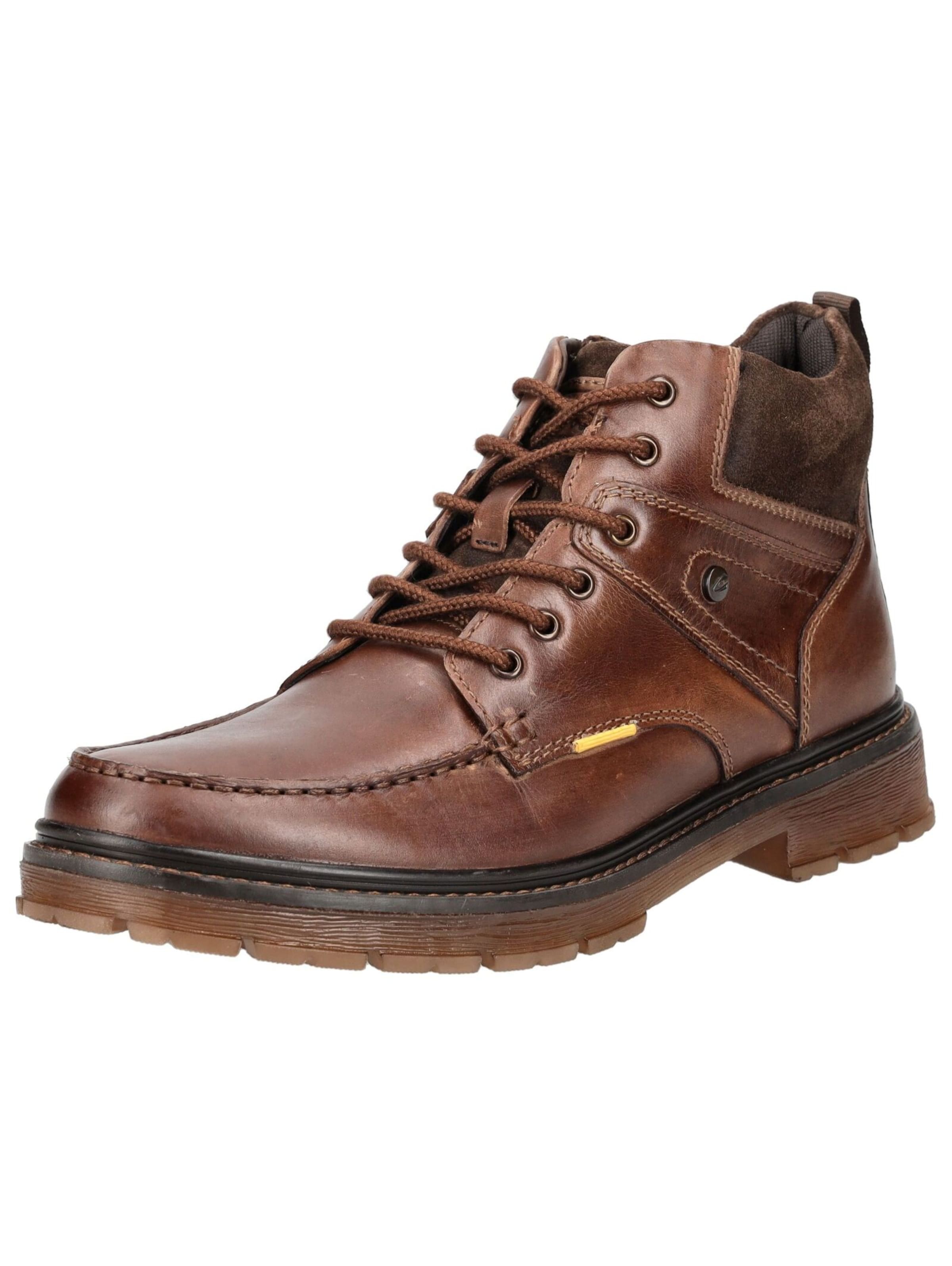 CAMEL ACTIVE Lace-up boots 'Lngs Peak' in Brown: front