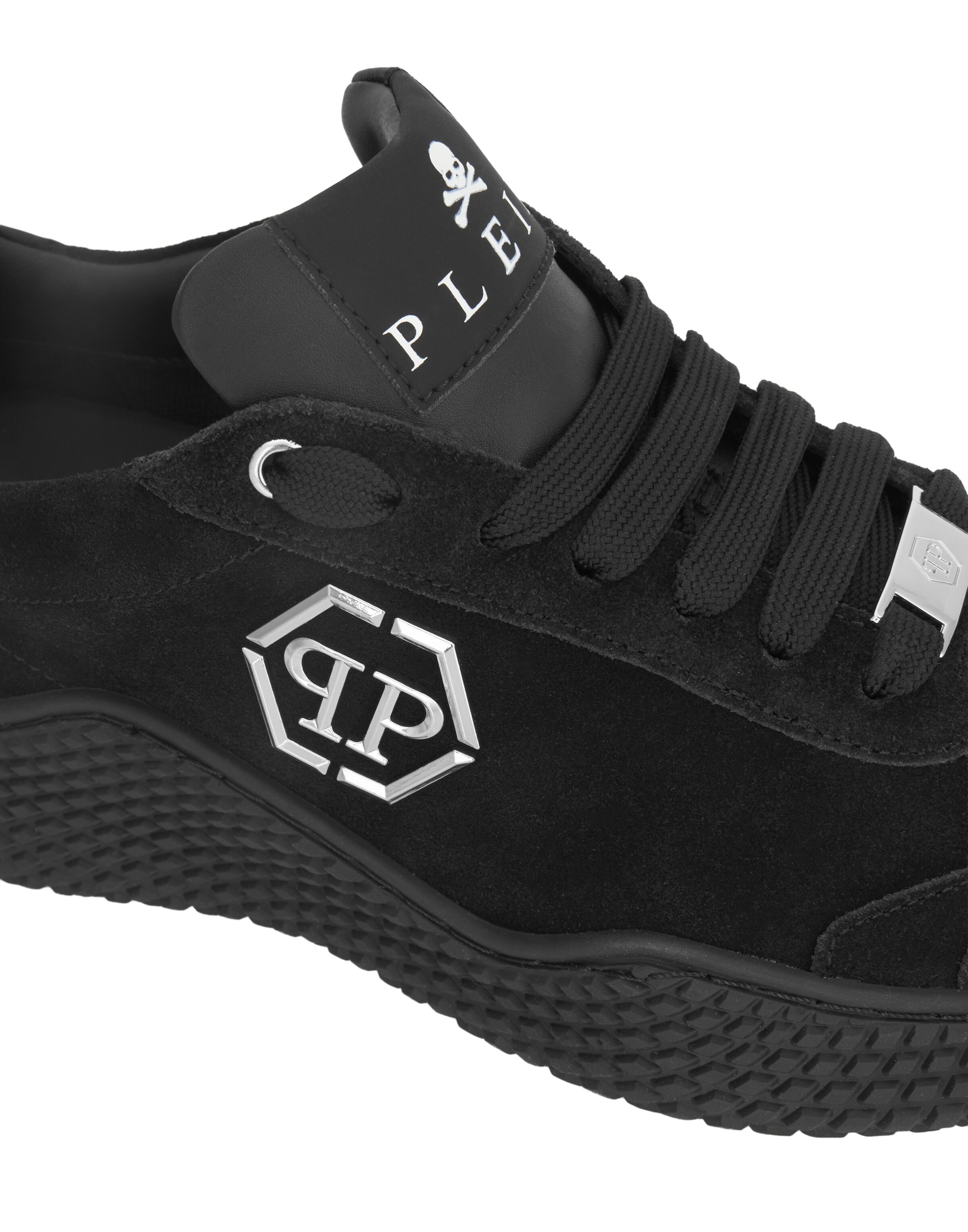 Baskets basses 'Hexagon' Philipp Plein en noir
