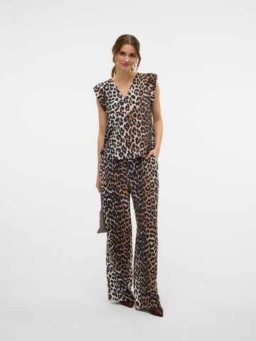 VERO MODA Широкий Штаны 'VMJosie' в Бежевый