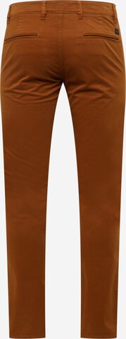 Coupe slim Pantalon chino BOSS Orange en marron