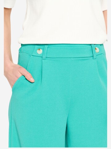 LolaLiza Wide leg Pleat-front trousers in Green
