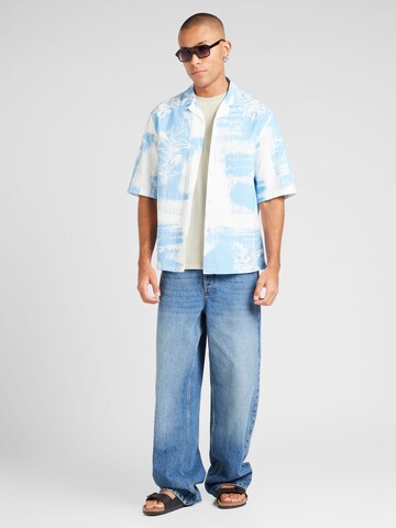 Fit confort Chemise TOPMAN en bleu
