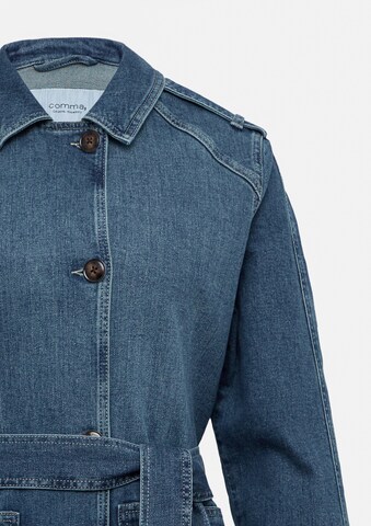 Manteau mi-saison comma casual identity en bleu
