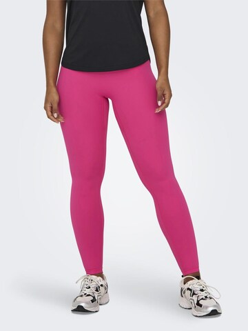 Skinny Leggings 'Jam-Sana' di ONLY PLAY in rosa: frontale