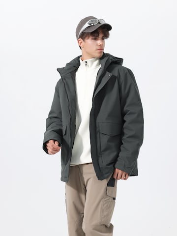 YOUTHUP Winter Jacket 'Kuschel' in Grey