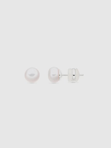 LUXBYLUX Earrings in White: front