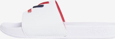 Superdry Badeschuh 'Core' in navy / rot / weiß, Produktansicht