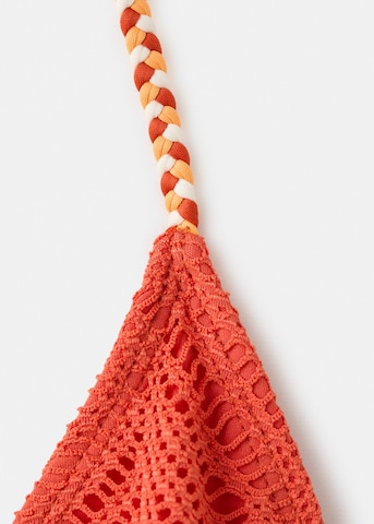 MANGO TEEN Triangle Bikini 'Sandra' in Orange
