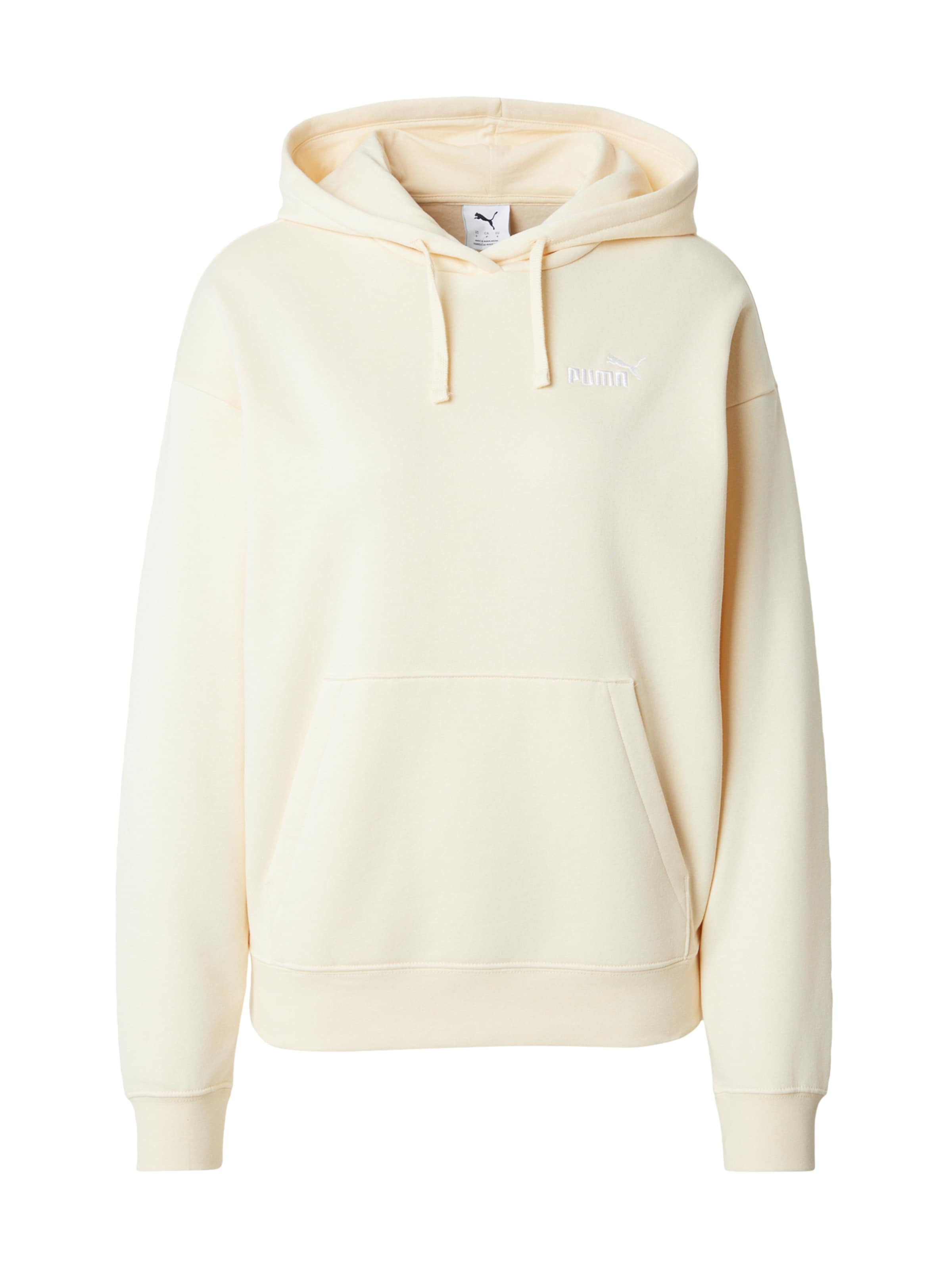 PUMA Sportovní mikina 'ESS Small No 1' ve velikosti XS - žlutá / bílá, Produkt