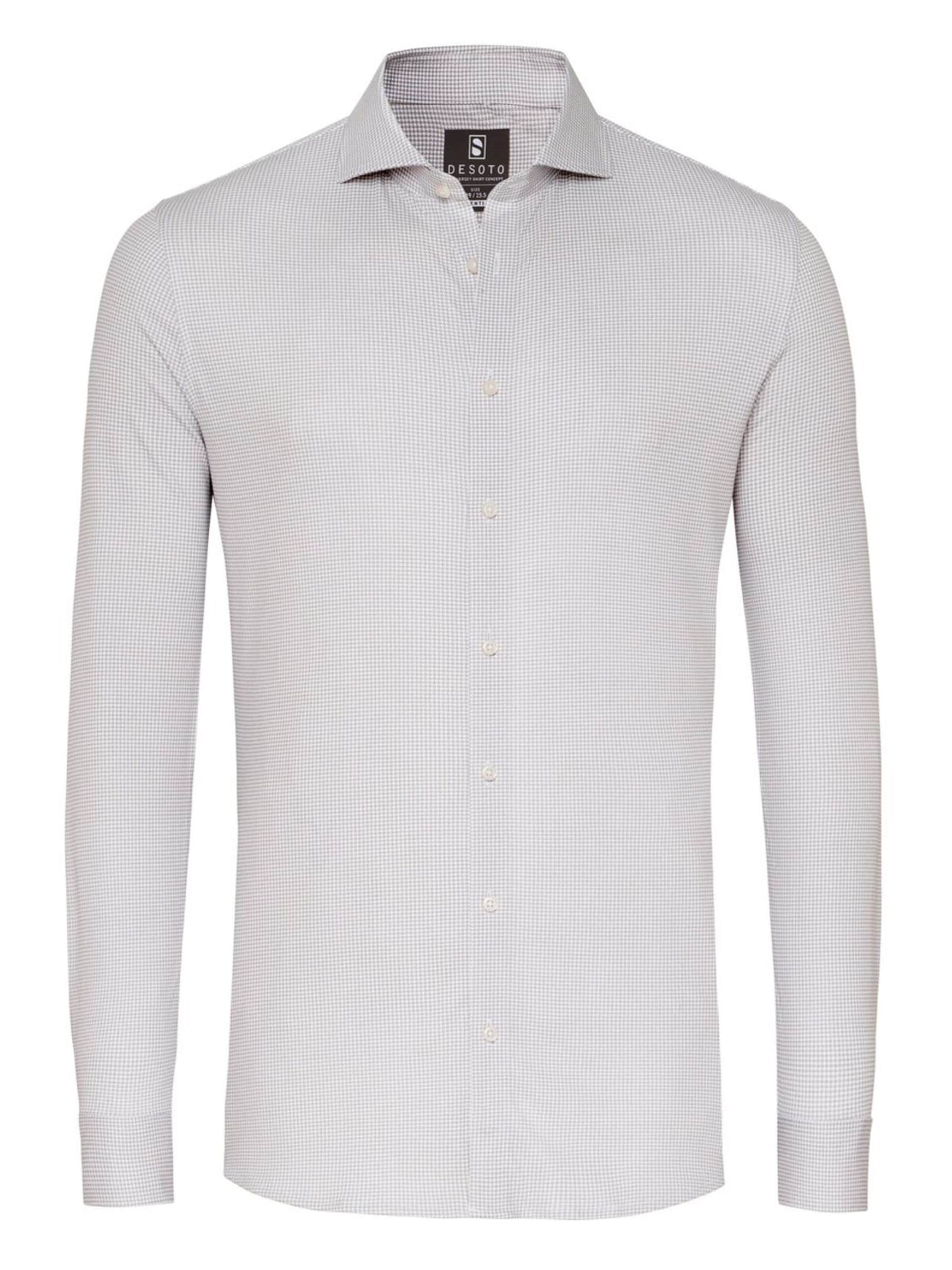 DESOTO Slim fit Button Up Shirt in Grey
