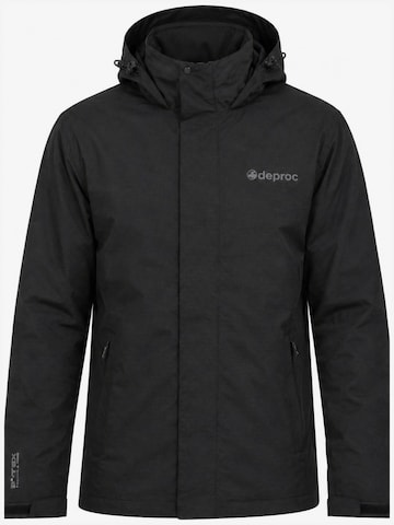 deproc Outdoorová bunda 'Outdoorjacke LAVAL Herren Regenjacke, Wanderjacke' - Čierna: predná strana