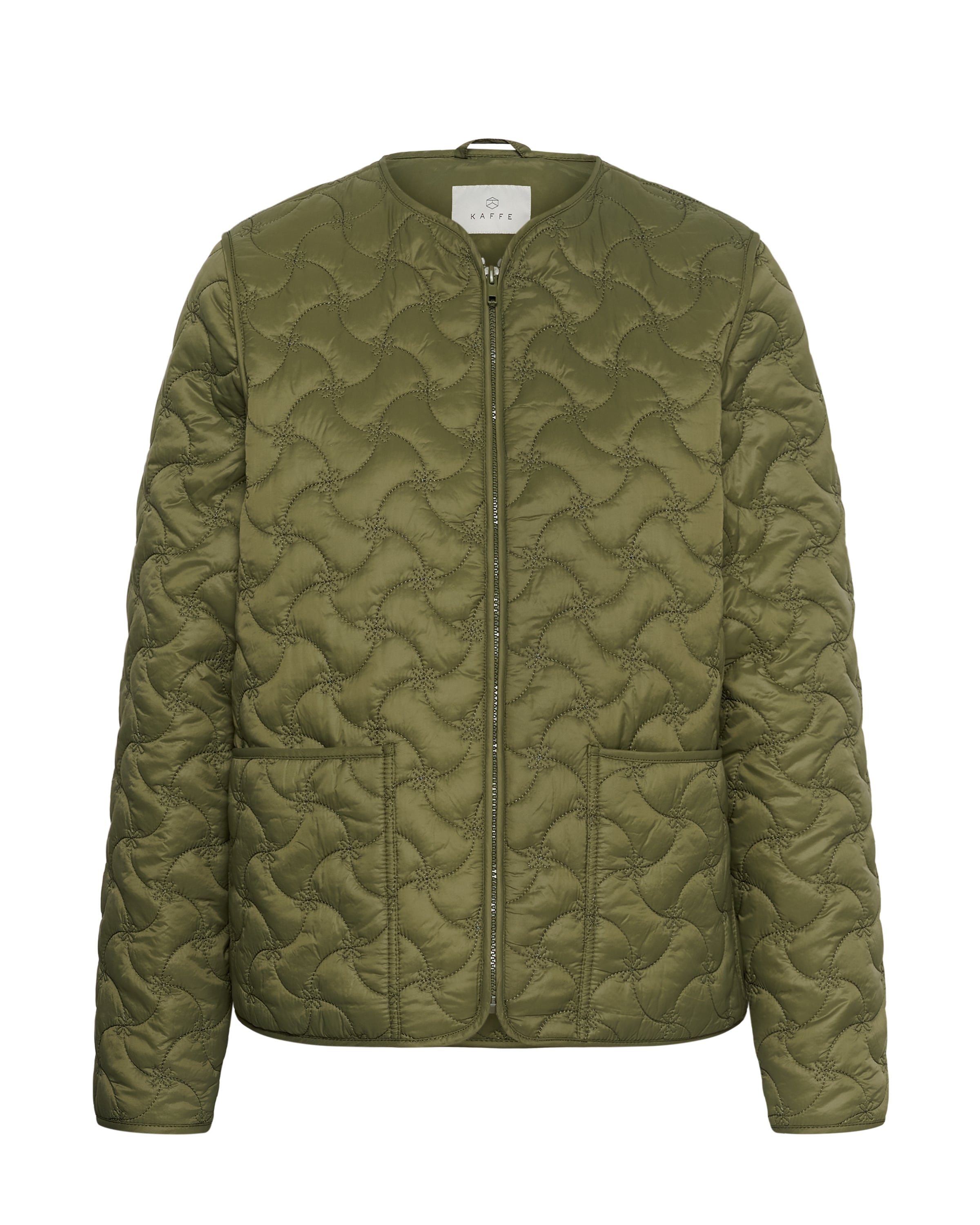 Veste mi-saison Kaffe en vert : devant