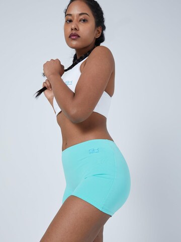 SPORTKIND Skinny Sportbroek 'Short Tights' in Groen