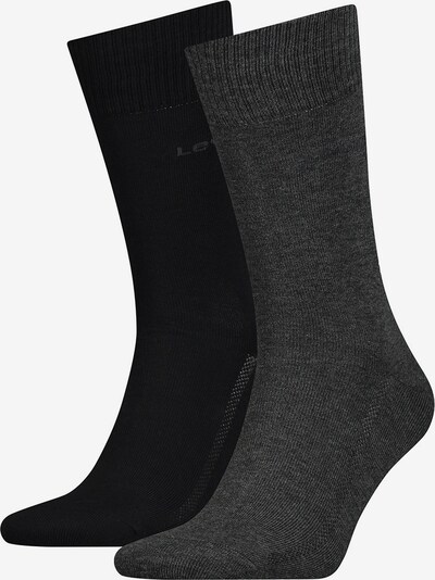 LEVI'S ® Socken in dunkelgrau / schwarz, Produktansicht