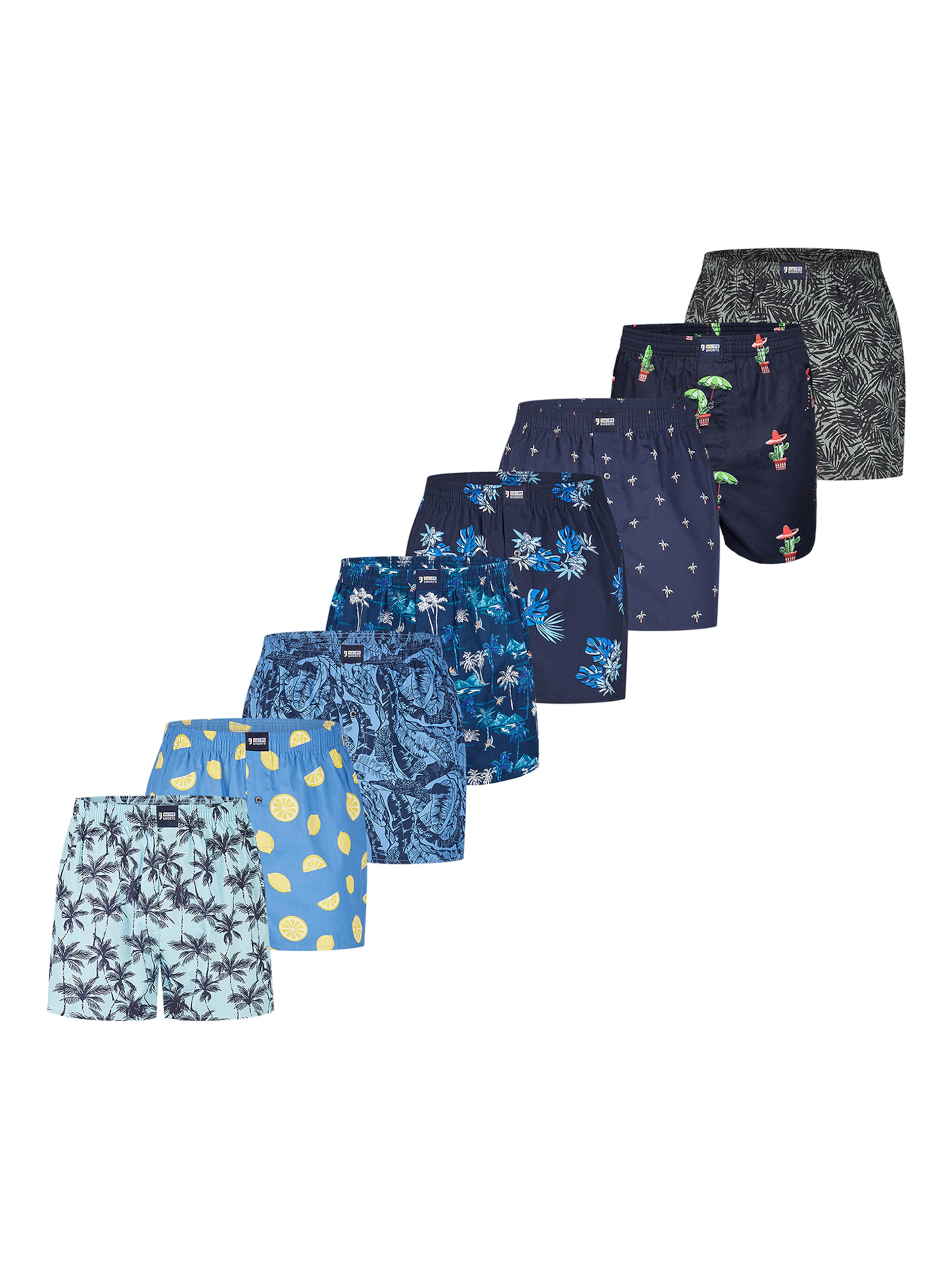 Boxers ' Motiv Mix ' Happy Shorts en mélange de couleurs : devant