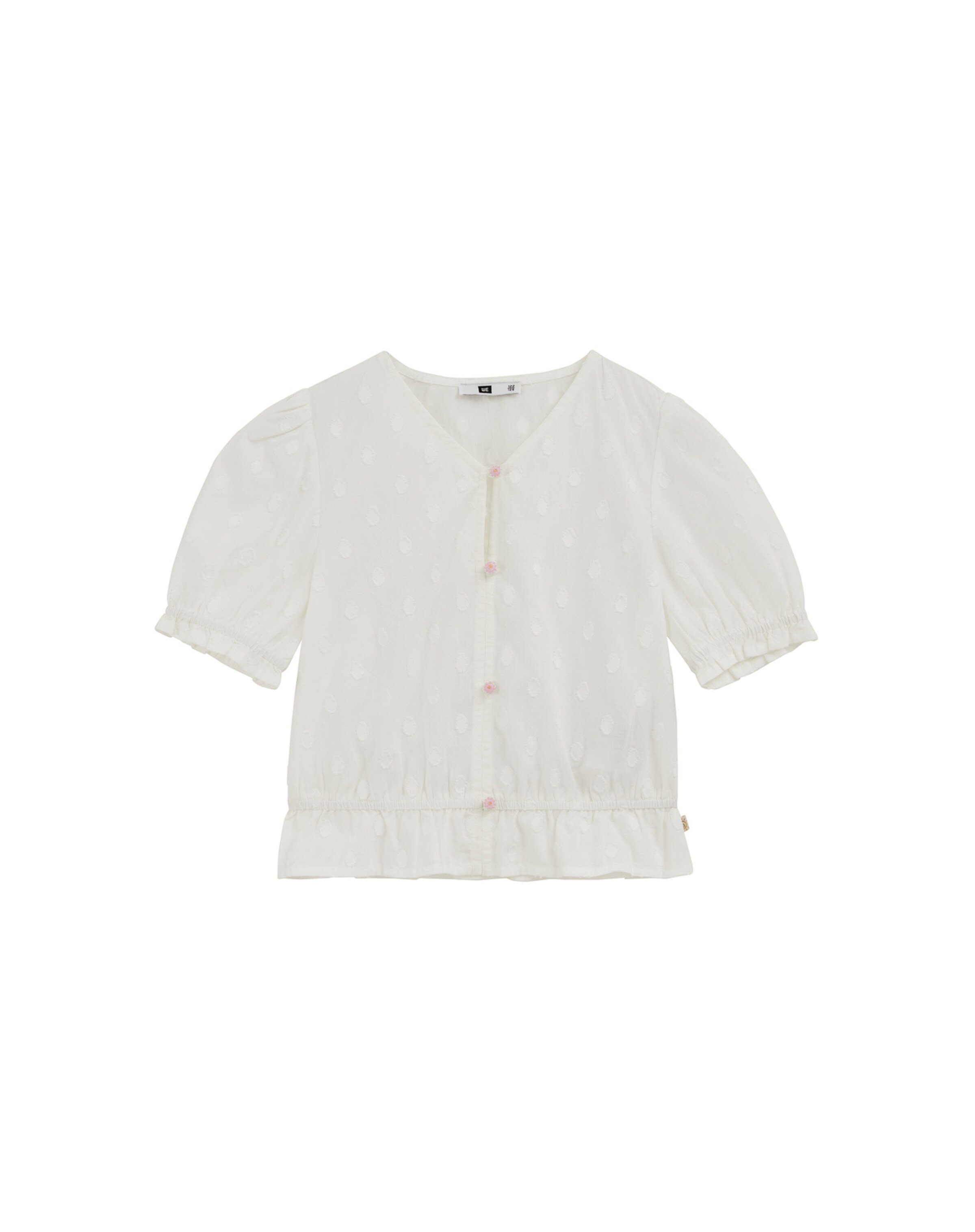 WE Fashion Блузка в Бежевый: спереди