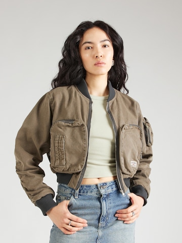BDG Urban Outfitters Between-Season Jacket in Green: front