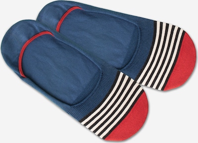 DillySocks Ťapky 'IN20-04 Hidden Basic Liner' - modrá / červená / bílá, Produkt