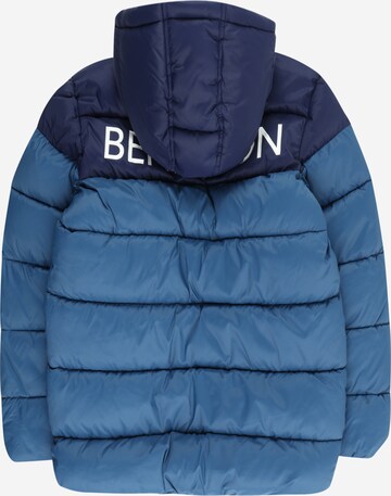 UNITED COLORS OF BENETTON Zimní bunda – modrá