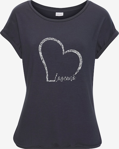 Marškinėliai iš LASCANA, spalva – tamsiai mėlyna / balta, Prekių apžvalga