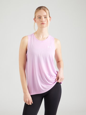 UNDER ARMOUR Sports top in Pink: front