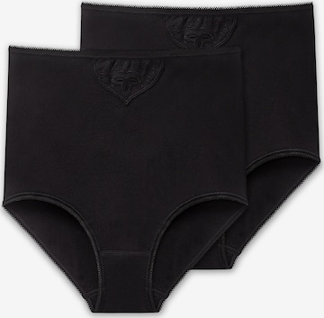 SCHIESSER Slip 'Essentials' in Black: front