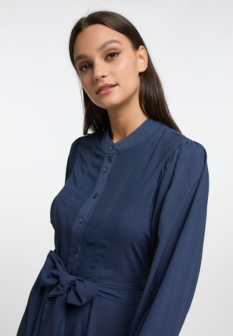 RISA Shirt Dress in Blue