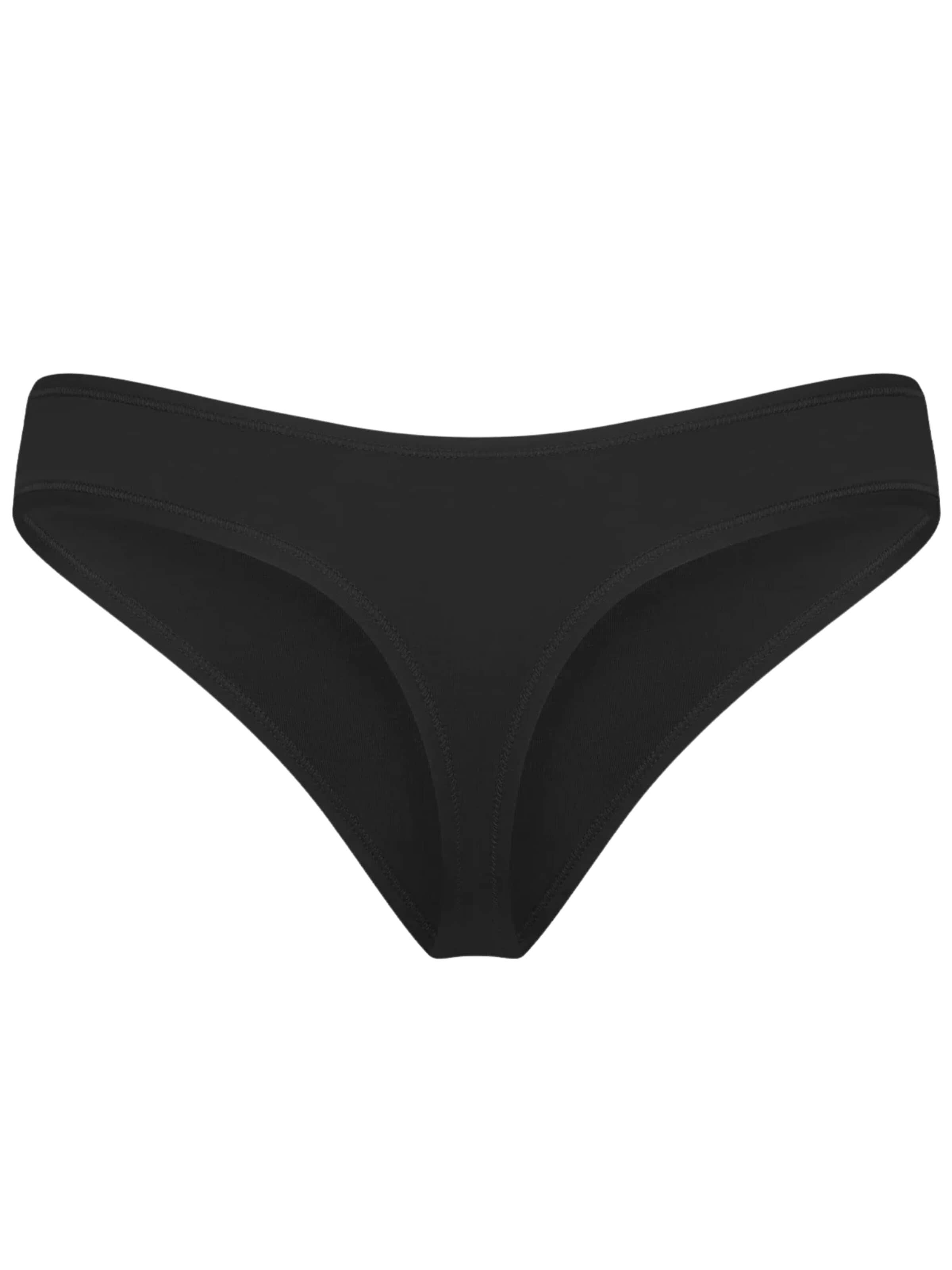 Slip 'Cotton String' di cfab (formerly creamy fabrics) in nero