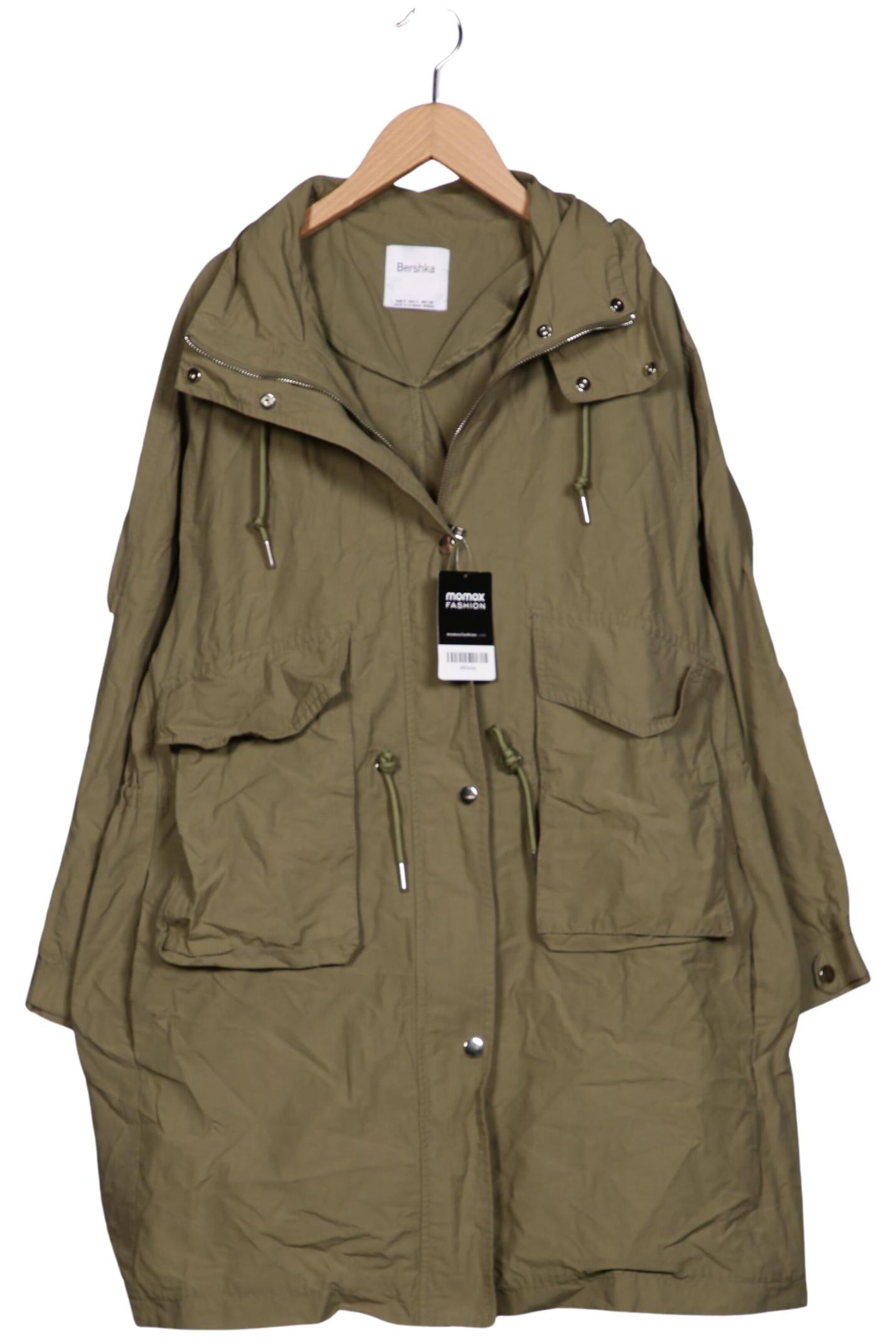 Bershka Mantel in S in grün, Produktansicht