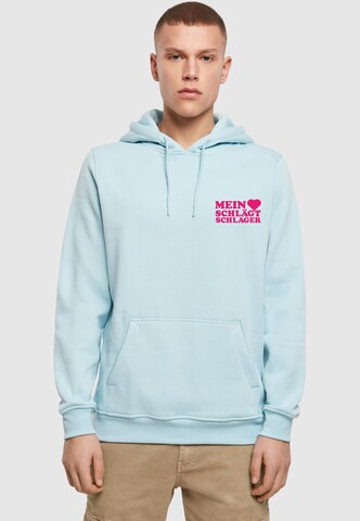 Merchcode Sweatshirt 'MHSS 2' in Blue: front
