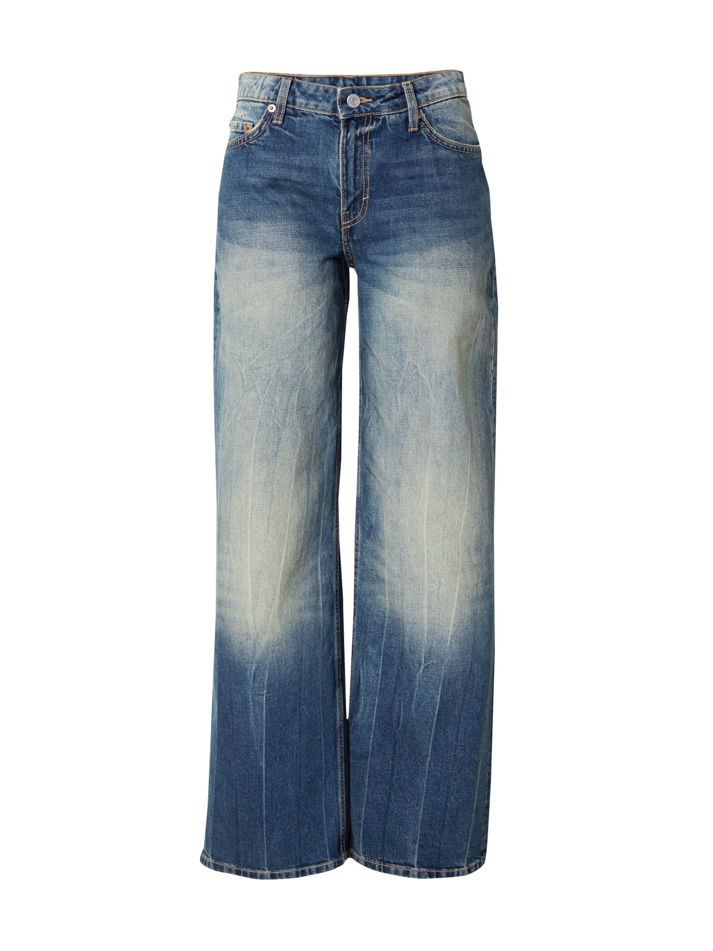 Loosefit Jean 'Ampel' WEEKDAY en bleu : devant