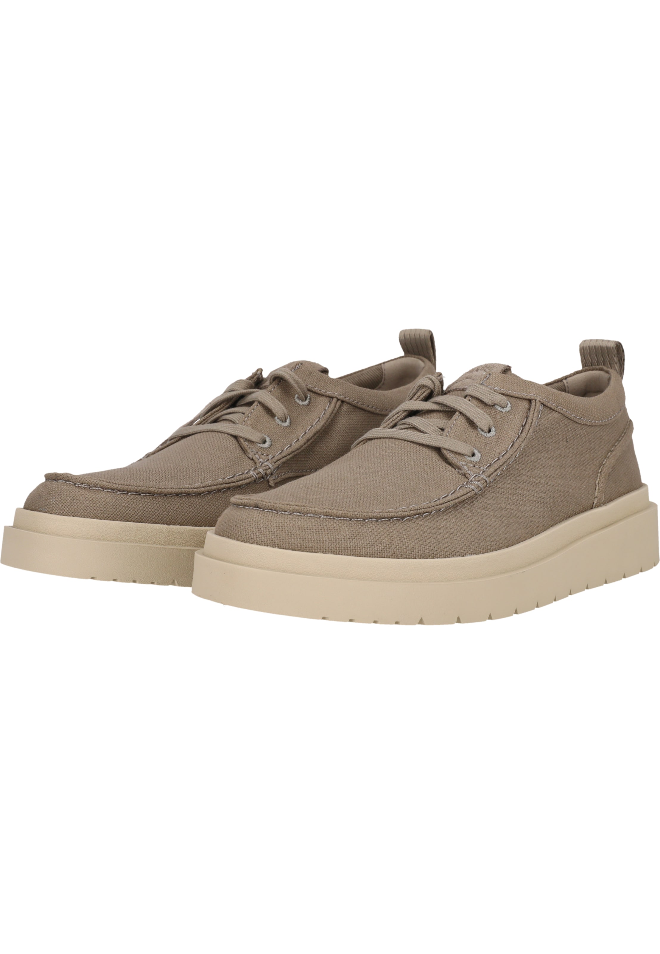 CLARKS Athletic lace-up shoe 'Polden Moc' in Grey