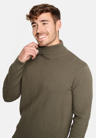 INDICODE JEANS Sweater 'Saini' in Green