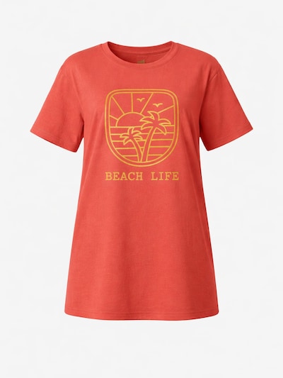 LEAFLETIC Shirts 'Leafletic Women’s Short Sleeve Crew Neck T-shirt' i S i orangerød, Produktvisning
