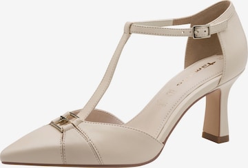 Escarpins Tamaris en beige : devant